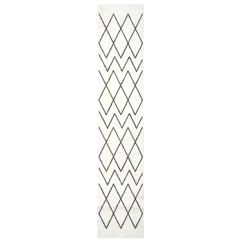 Maison Exclusive - Küchen Teppich Weiß 300 X 60 Cm Samt