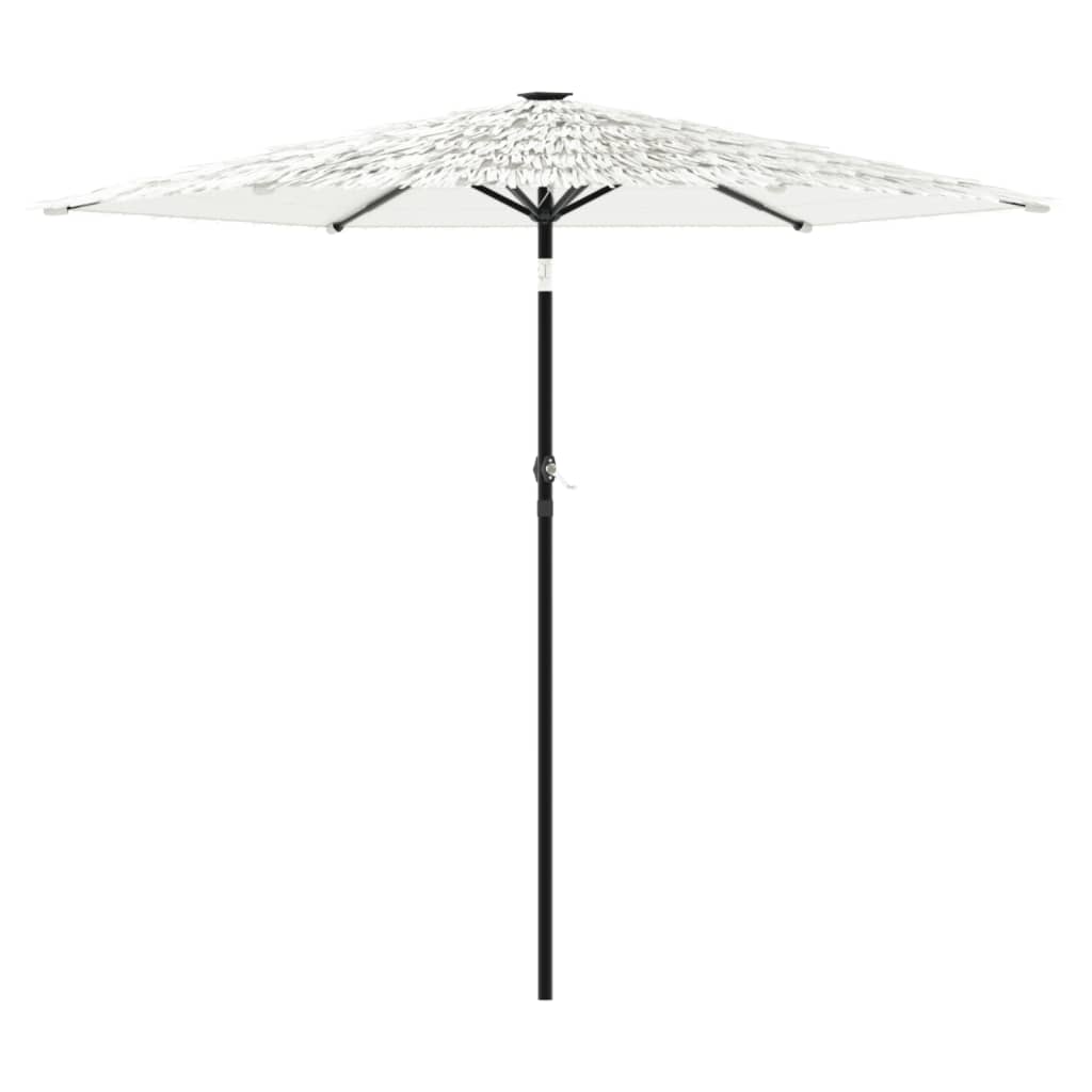 Maison Exclusive - Sonnenschirm Mit Stahlmast Weiß 268x268x226 Cm