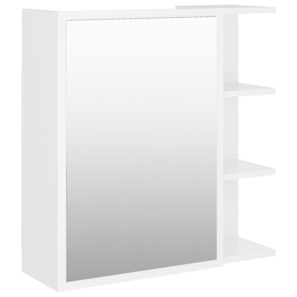Maison Exclusive - Bad-spiegelschrank Weiß 62,5x20,5x64 Cm Holzwe