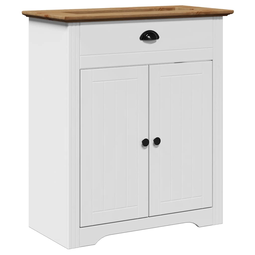 Maison Exclusive - Waschbeckenunterschrank Bodo Weiß Und Braun 70