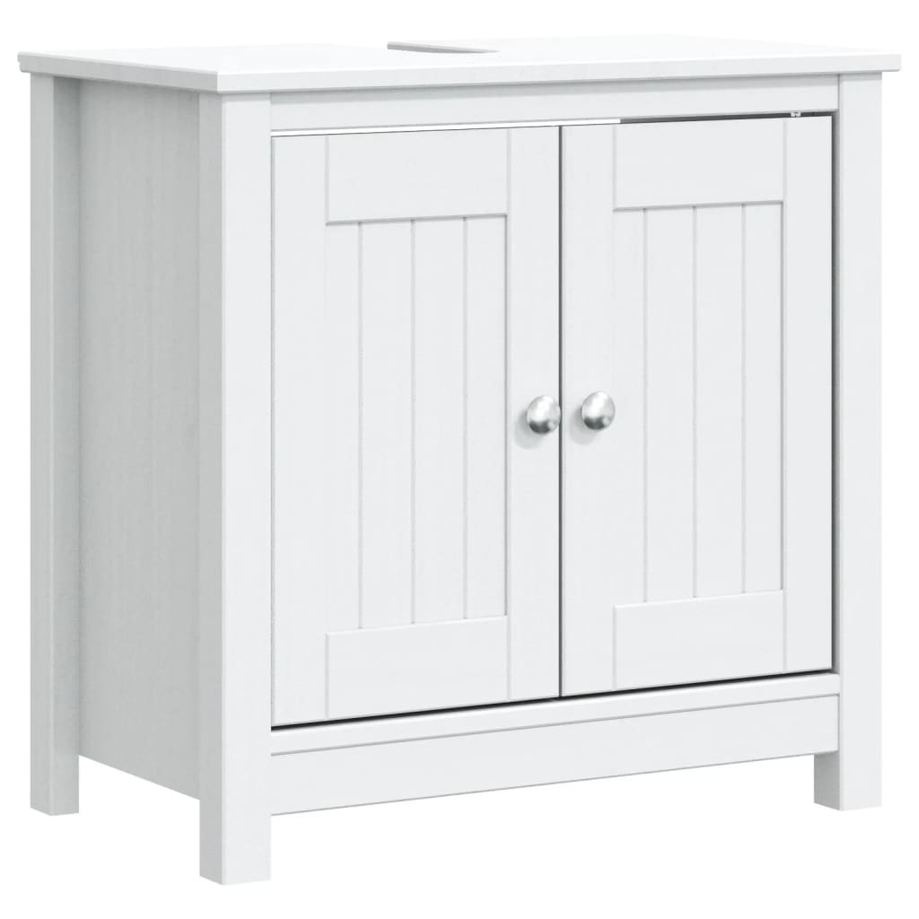 Maison Exclusive - Waschbeckenunterschrank Berg Weiß 60x34x59 Cm