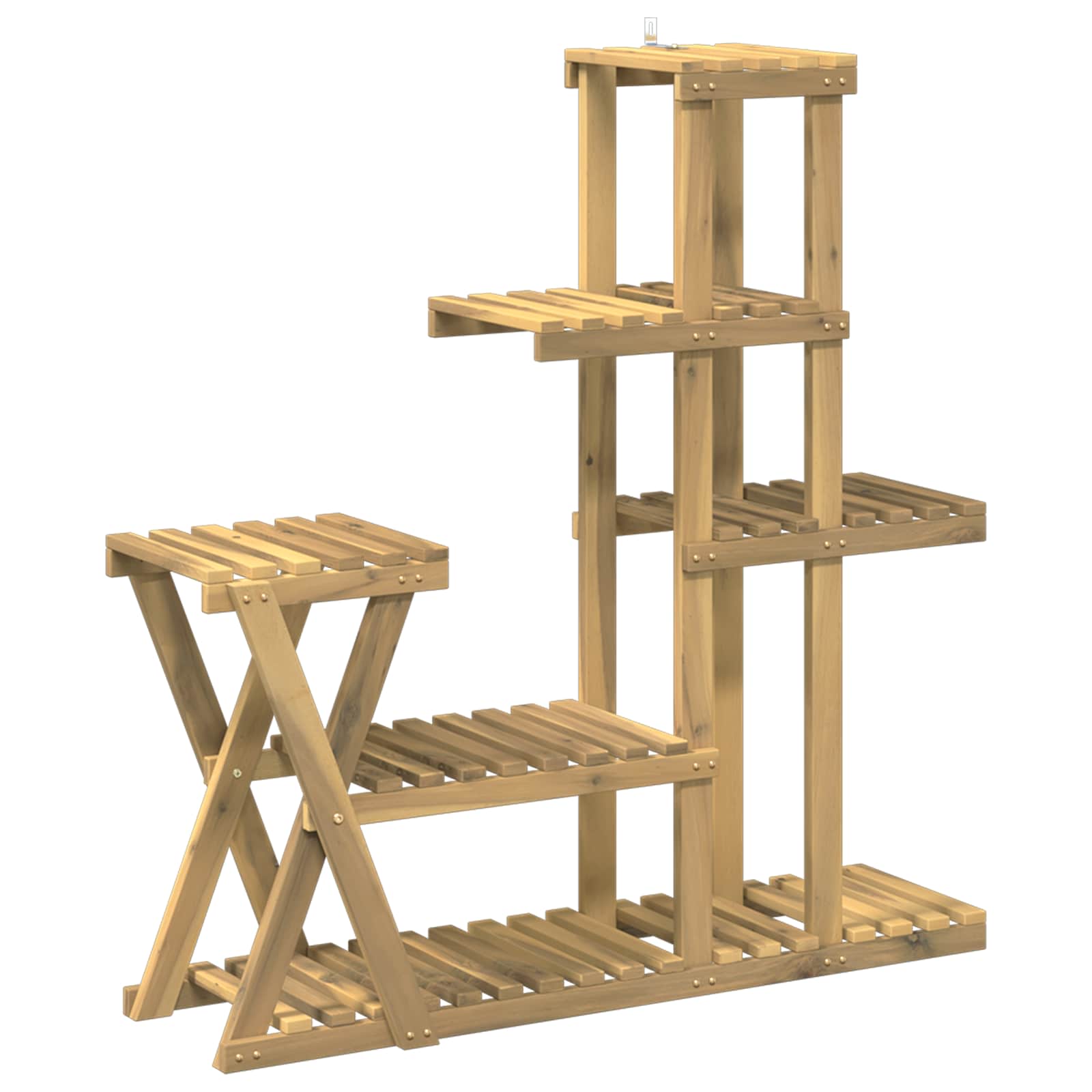 Maison Exclusive - Pflanzenständer Weiß 95 X 25 X 101,5 Cm Massiv