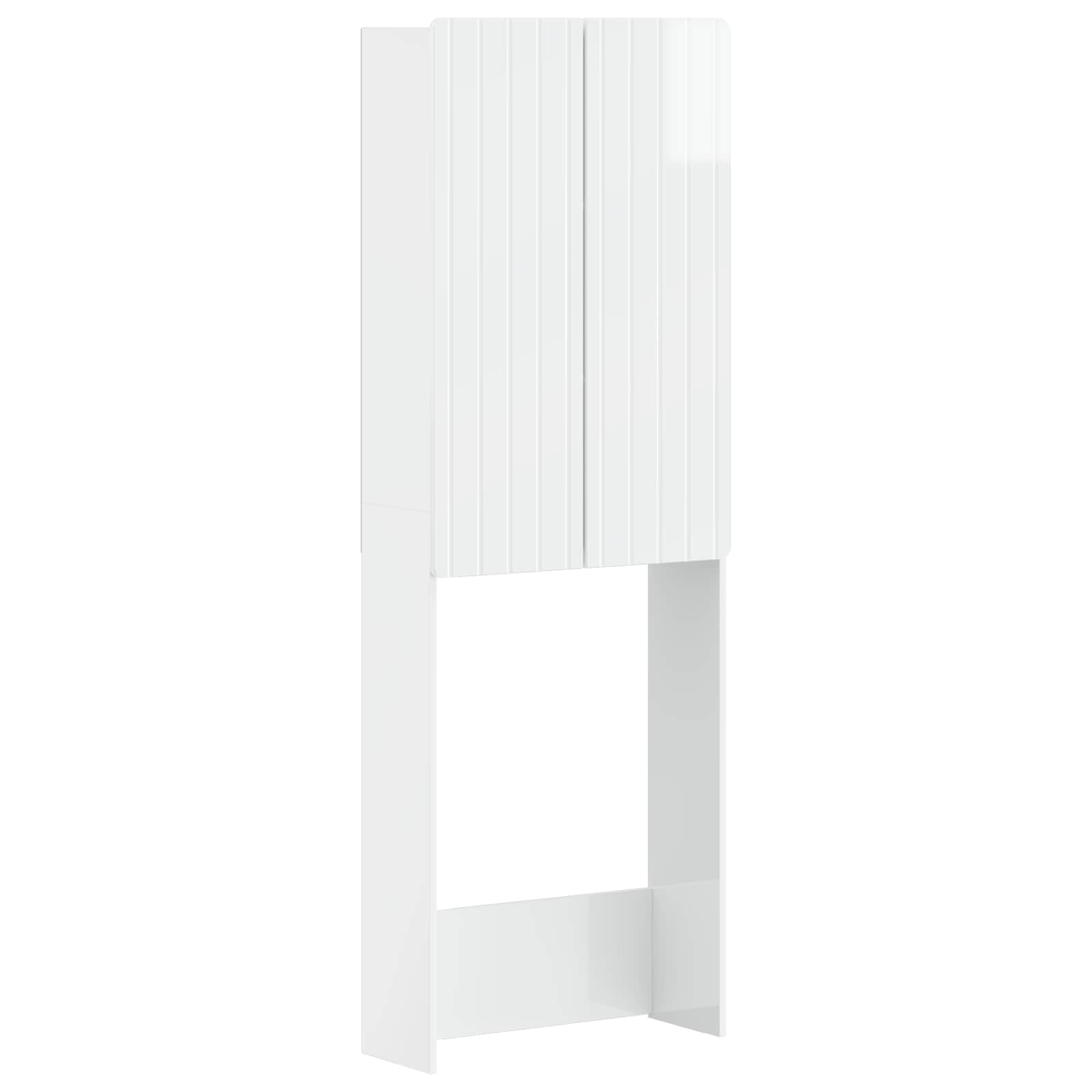 Maison Exclusive - Toilettenschrank Zwolle Hochglanz Weiß 66 X 25