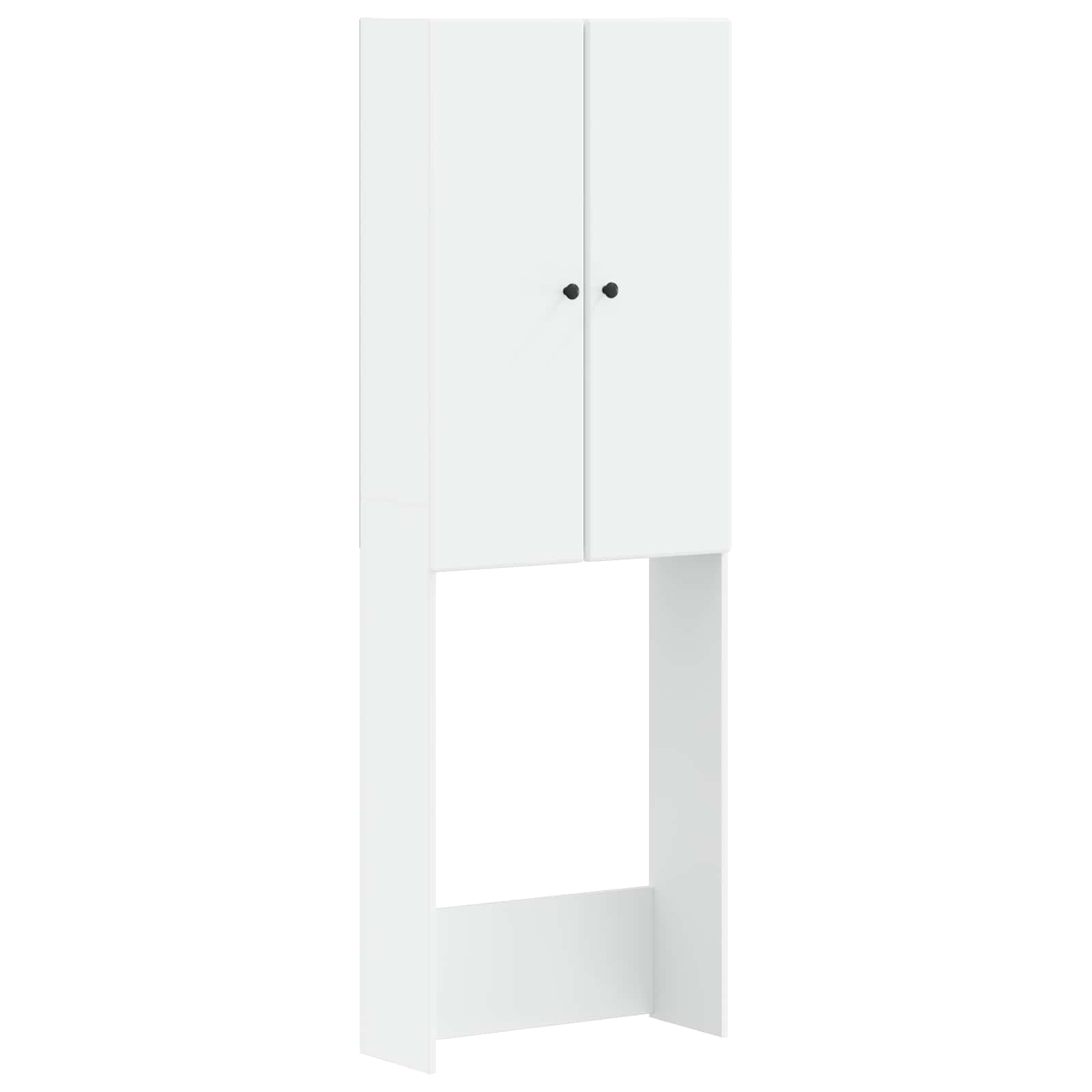 Maison Exclusive - Toilettenschrank Breda Weiß 66 X 25,5 X 190 Cm