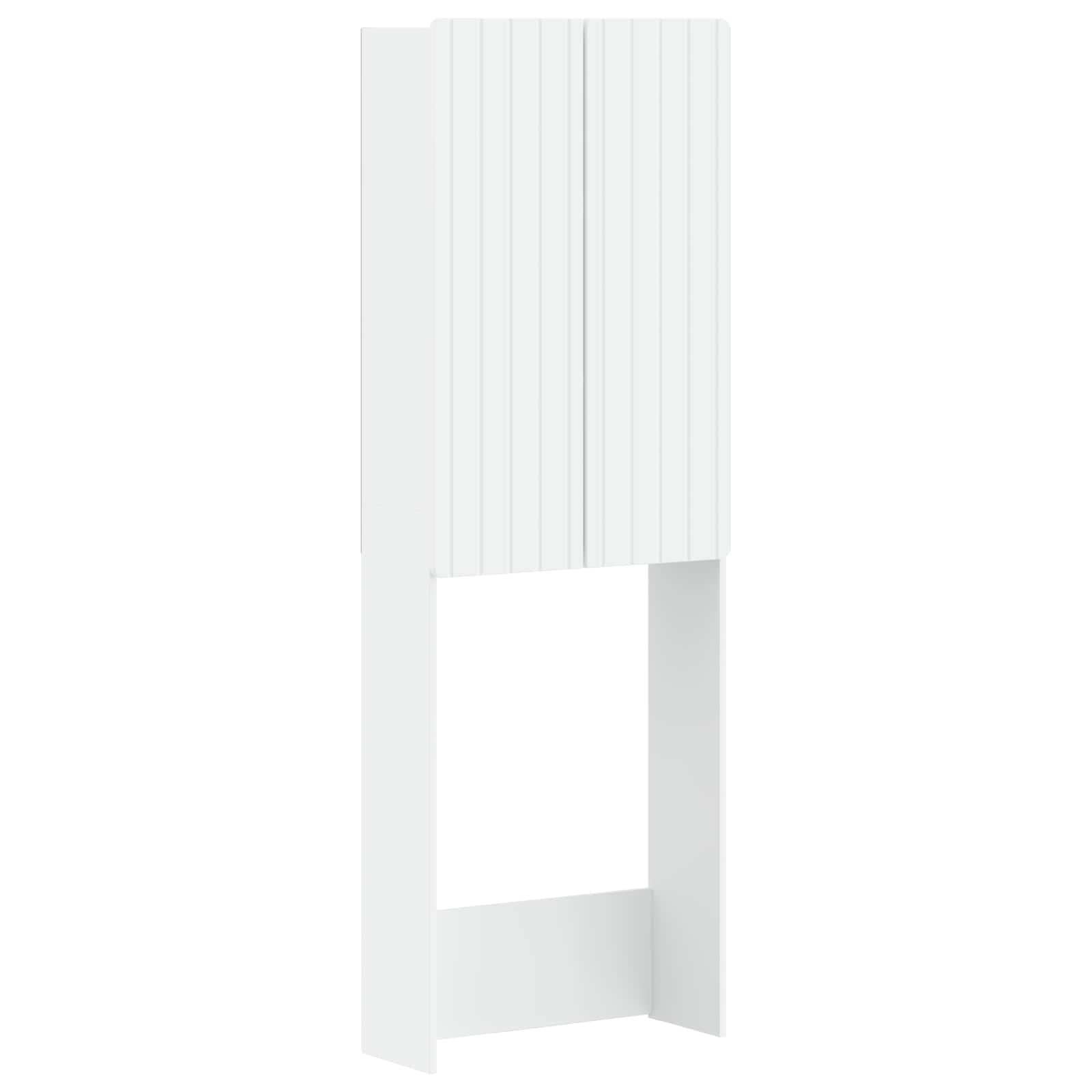 Maison Exclusive - Toilettenschrank Zwolle Weiß 66 X 25,5 X 190 C