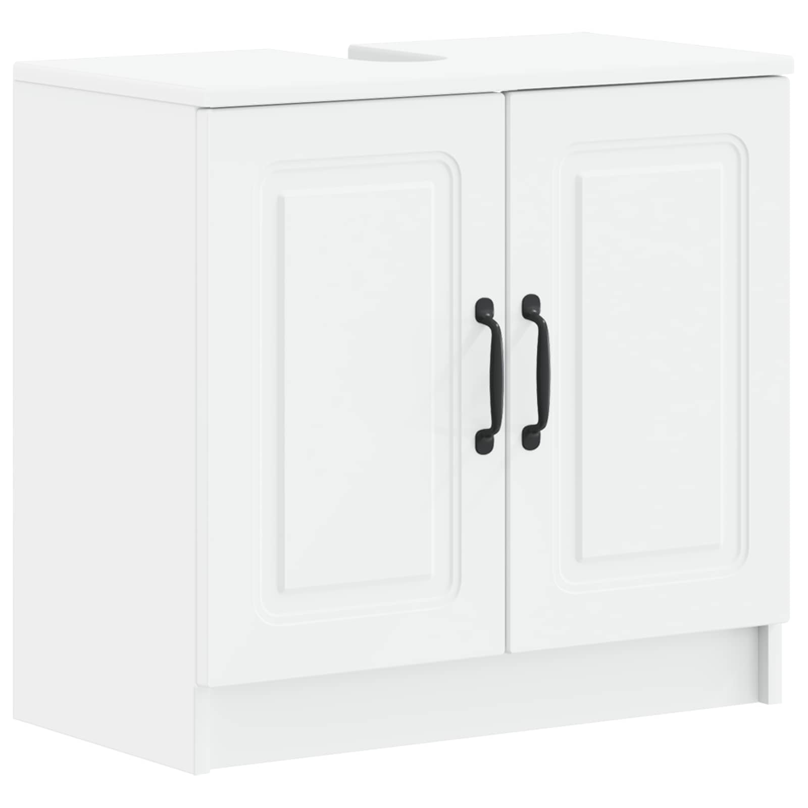 Maison Exclusive - Waschbeckenschrank Utrecht Weiß 59,5 X 31,5 X