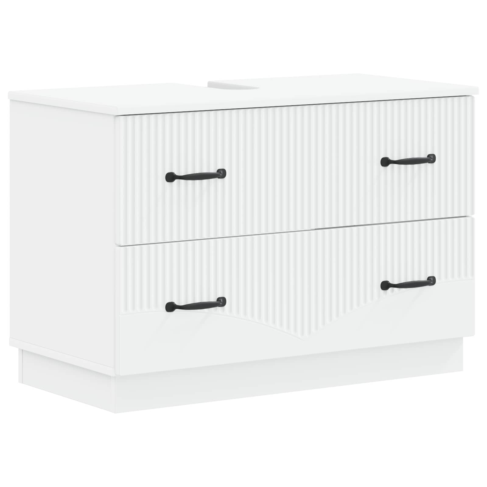 Maison Exclusive - Waschbeckenschrank Hoorn Weiß 82 X 41 X 56 Cm