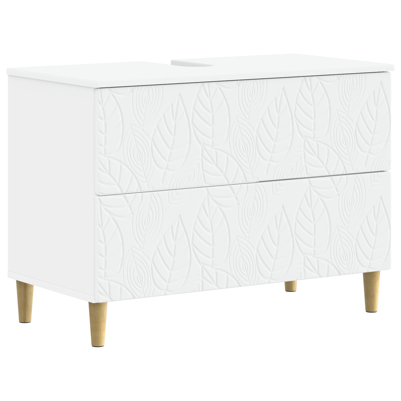Maison Exclusive - Waschbeckenschrank Delft Weiß 82 X 41 X 59 Cm