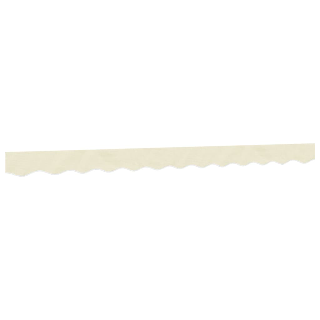 Maison Exclusive - Markisenvolant Creme Gestreift 280x20 Cm