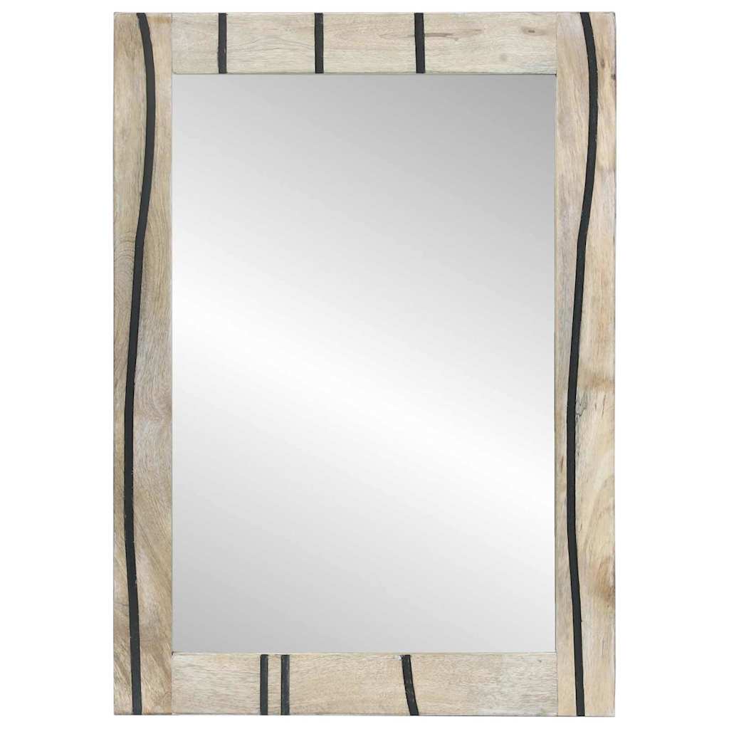 Maison Exclusive - Badezimmer Spiegel Weiß 50 X 2,5 X 70 Cm Recht