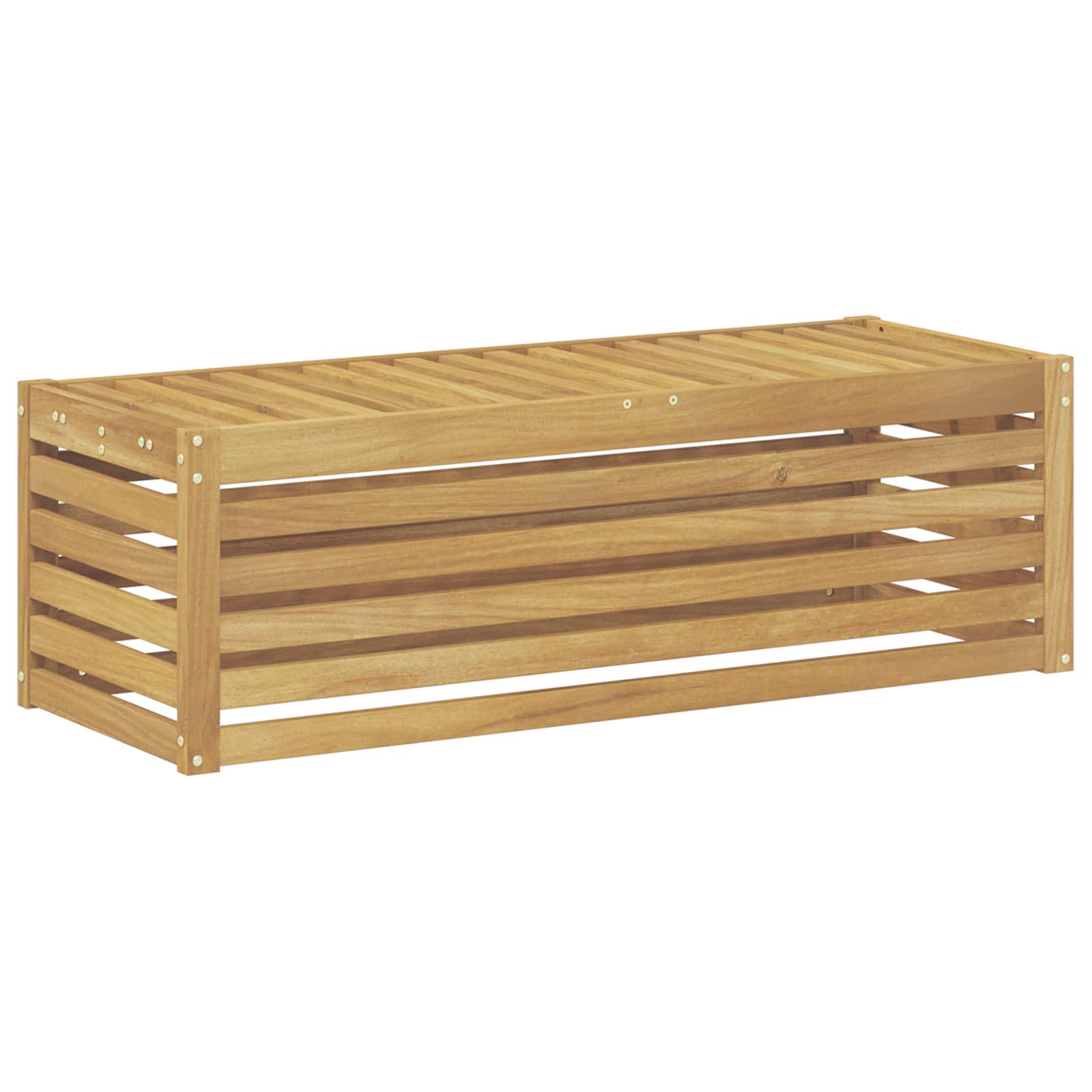 Maison Exclusive - Outdoor Hocker Bank Weiß 115 X 43 X 37 Cm Mass