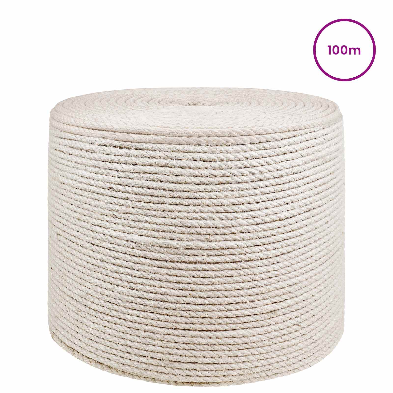Maison Exclusive - Juteschnur 2 Stk. 2 Mm Weiß 100% Tossa Jute
