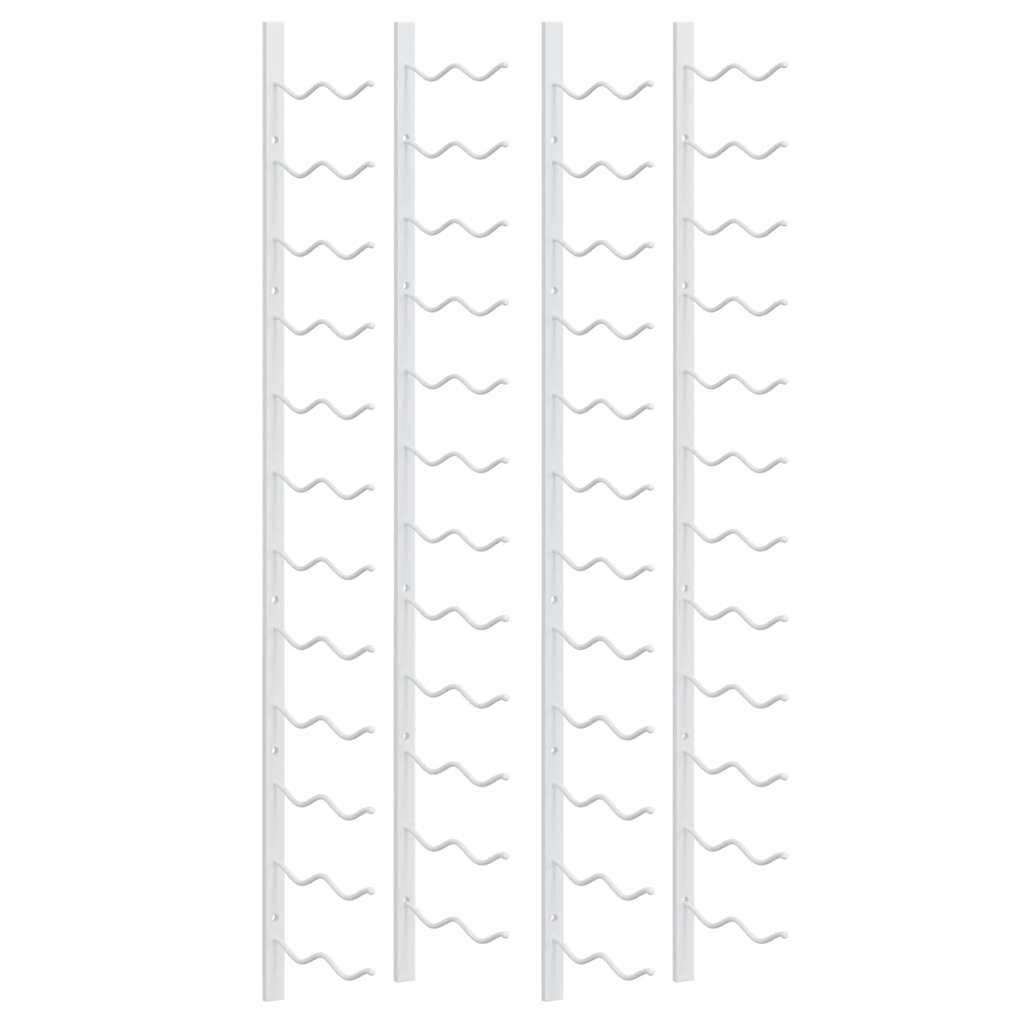 Maison Exclusive - Wand-weinregal Für 24 Flaschen 2 Stk. Weiß Eis