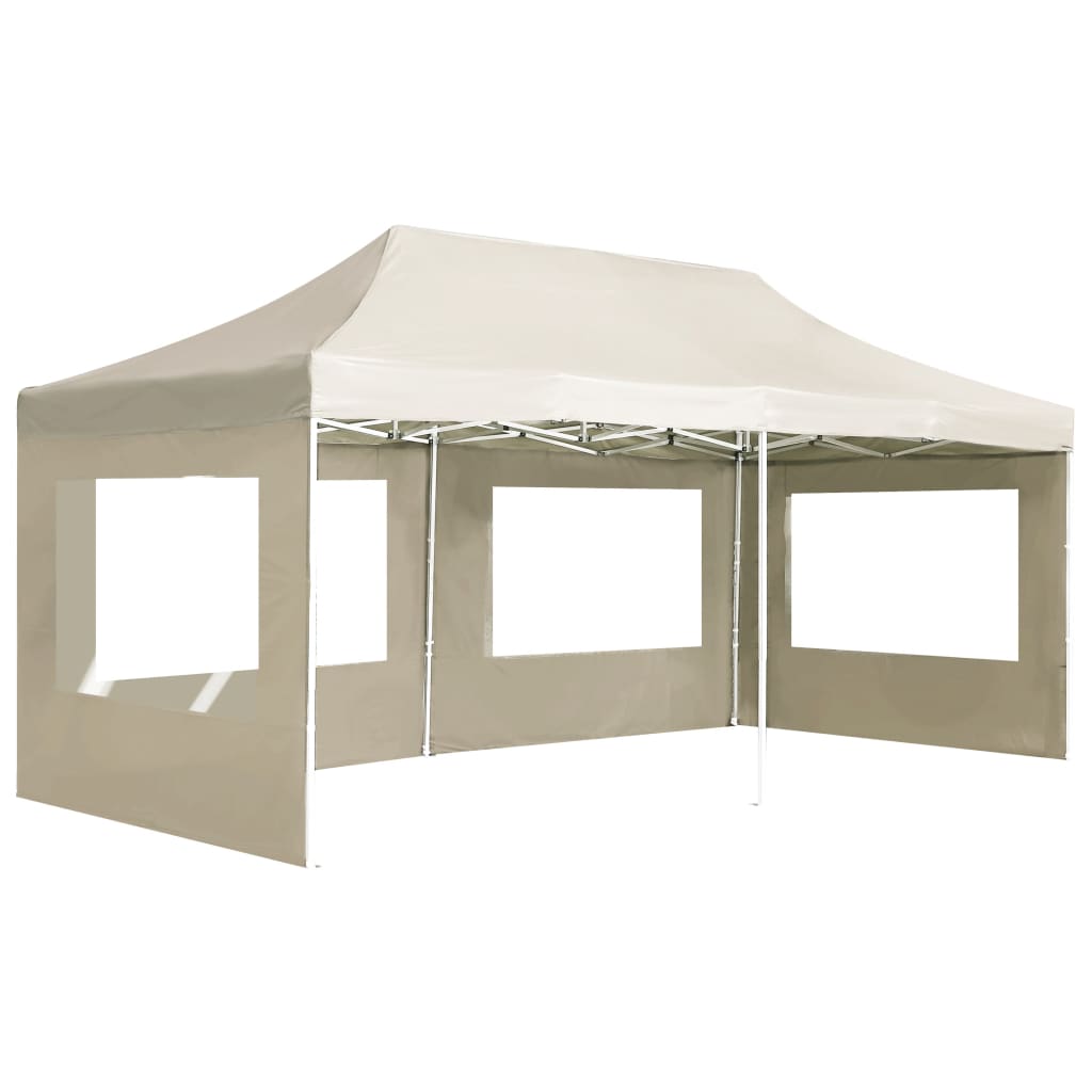 Maison Exclusive - Profi-partyzelt Faltbar Mit Wänden Aluminium 6