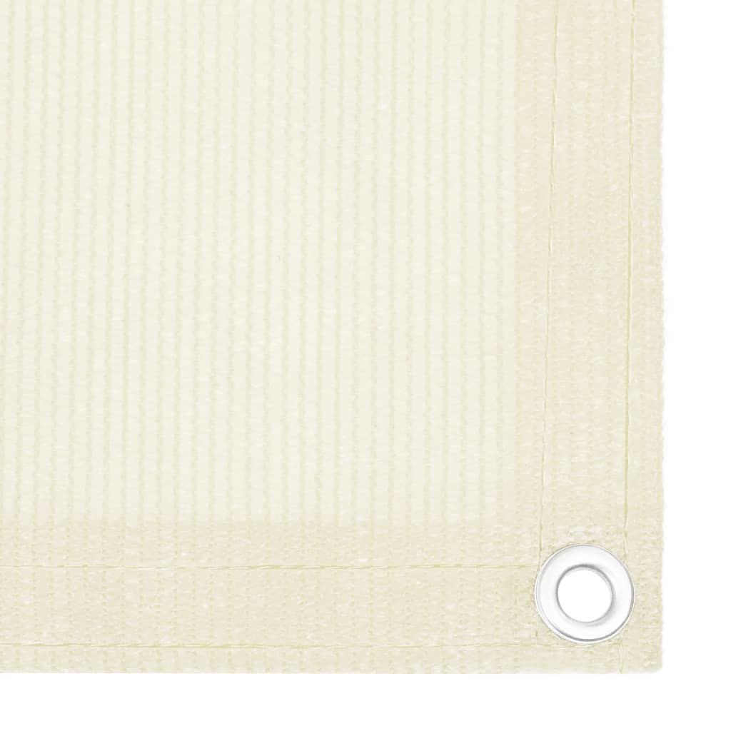 Maison Exclusive - Balkon Sichtschutz Creme 90x400 Cm Hdpe