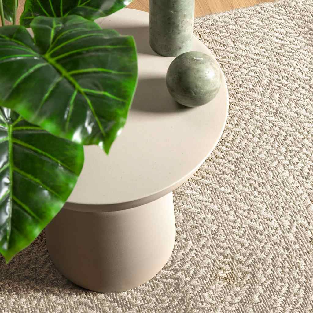 Maison Exclusive - Teppich Zizur Creme 160x230 Cm Jute-optik Indo