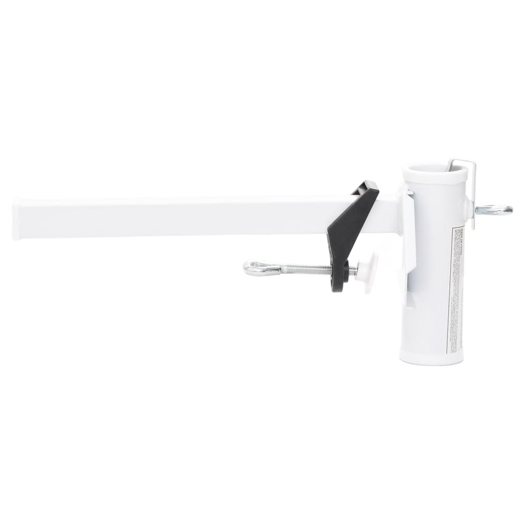 Maison Exclusive - Sonnenschirmhalter Für Balkon Weiß 38 Mm Stahl