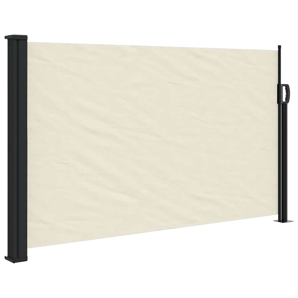 Maison Exclusive - Seitenmarkise Ausziehbar Creme 120x500 Cm