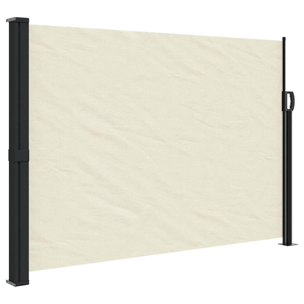 Maison Exclusive - Seitenmarkise Ausziehbar Creme 140x500 Cm