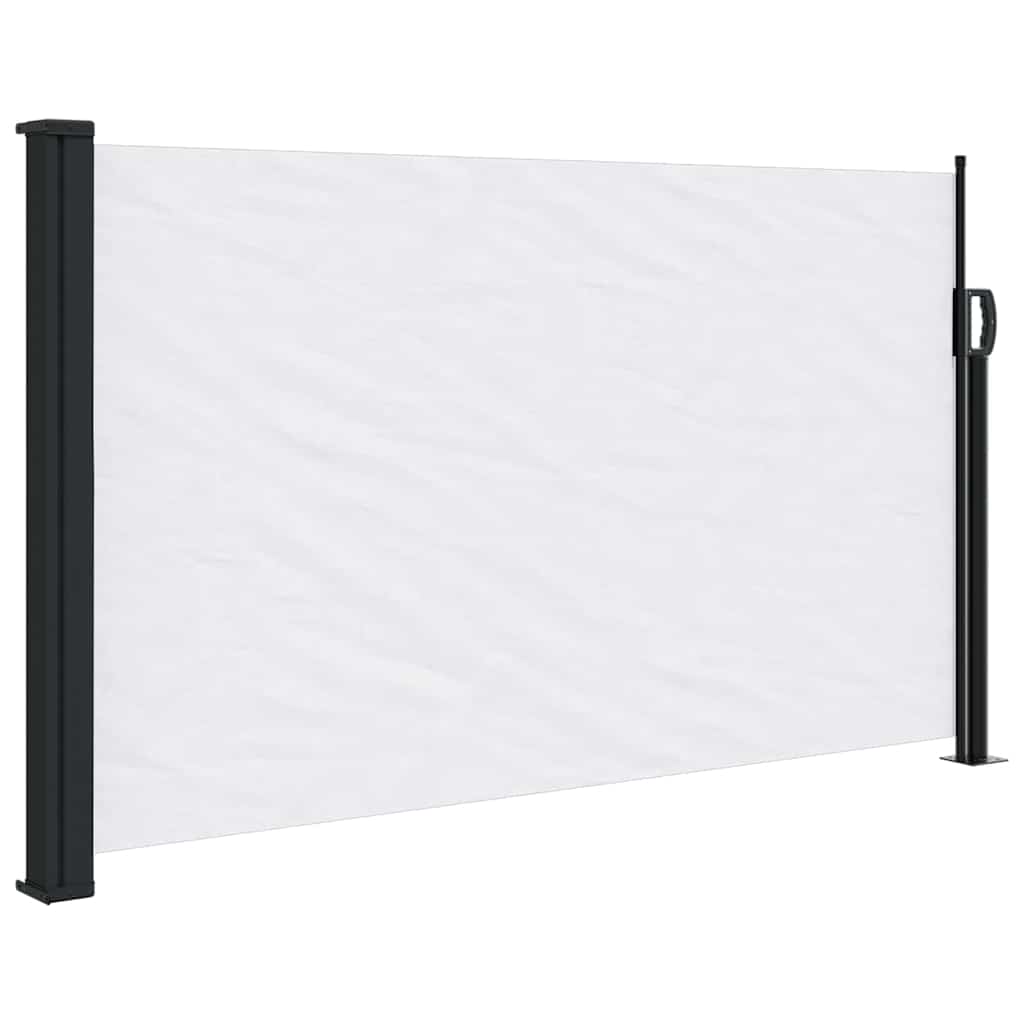 Maison Exclusive - Seitenmarkise Ausziehbar Weiß 120x500 Cm
