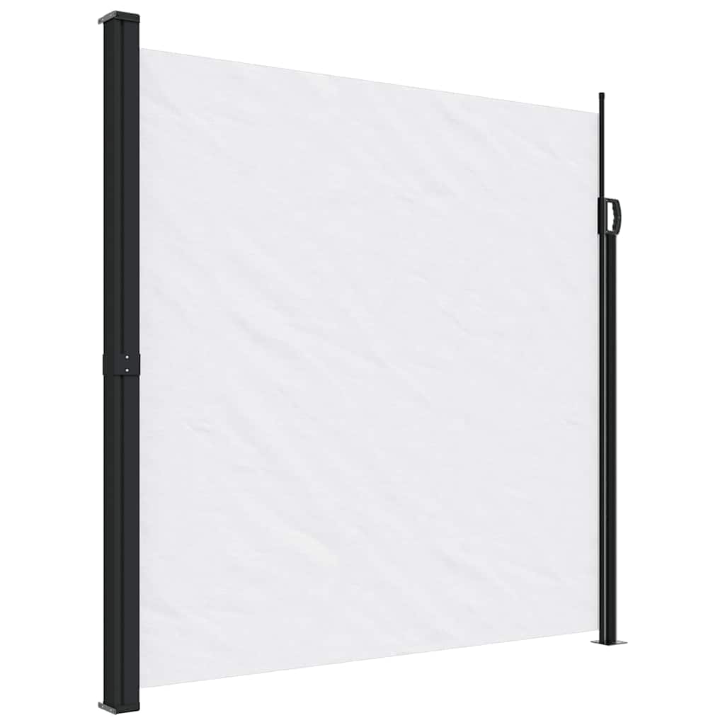 Maison Exclusive - Seitenmarkise Ausziehbar Weiß 200x500 Cm