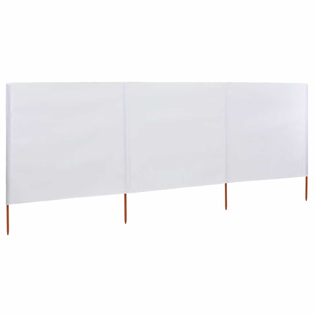 Maison Exclusive - 3-teiliges Windschutzgewebe 400 X 160 Cm Sandw