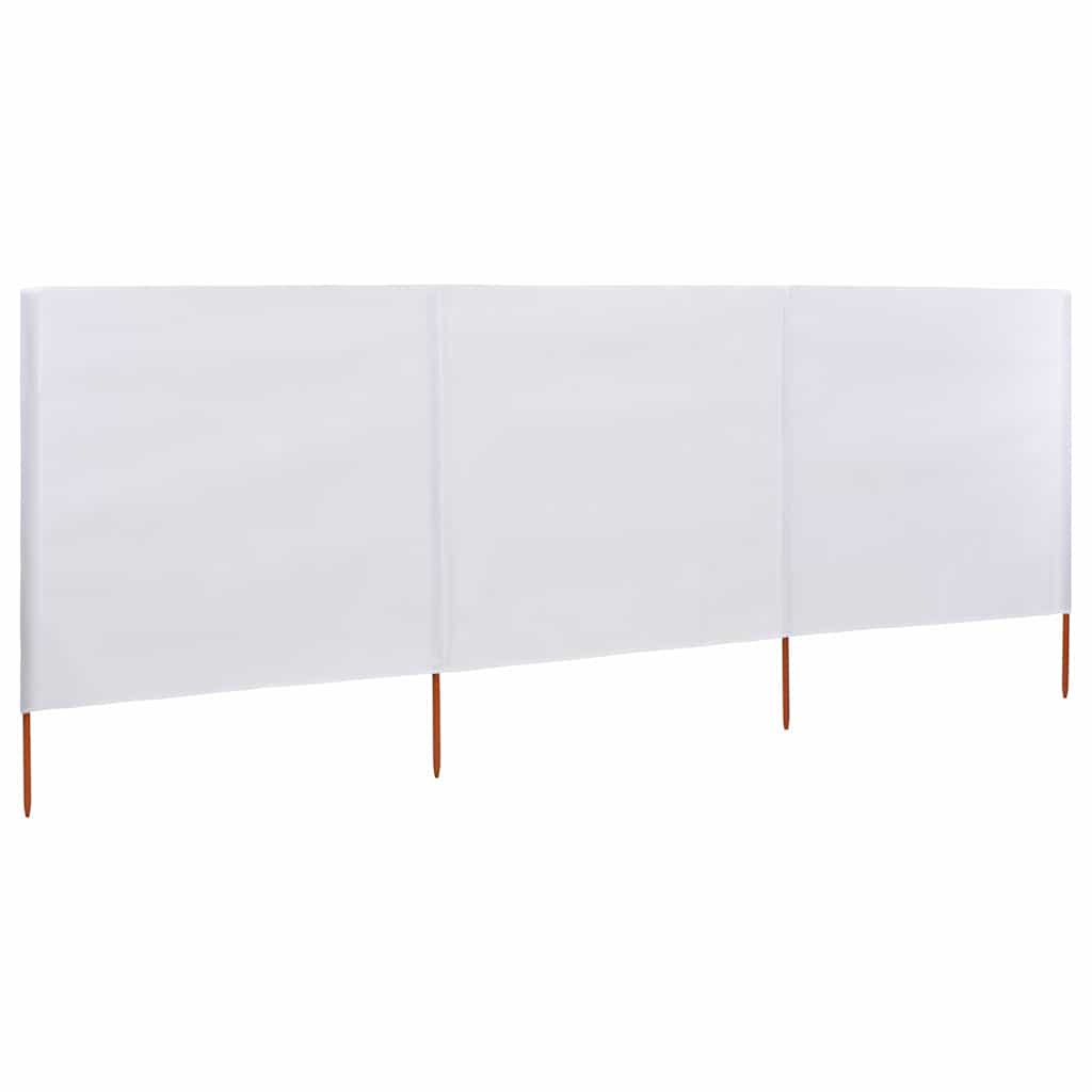 Maison Exclusive - 3-teiliges Windschutzgewebe 400 X 80 Cm Sandwe
