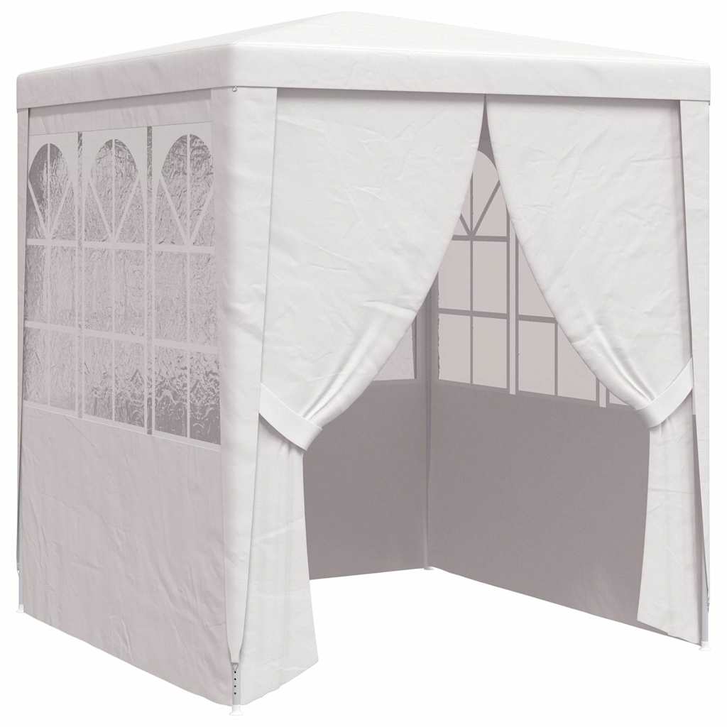 Maison Exclusive - Profi-partyzelt Mit Seitenwänden 2,5x2,5 M Wei