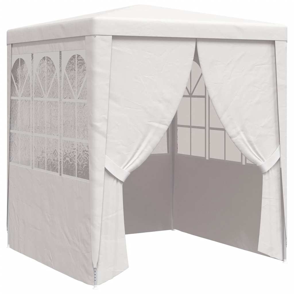 Maison Exclusive - Profi-partyzelt Mit Seitenwänden 2×2m Weiß 90