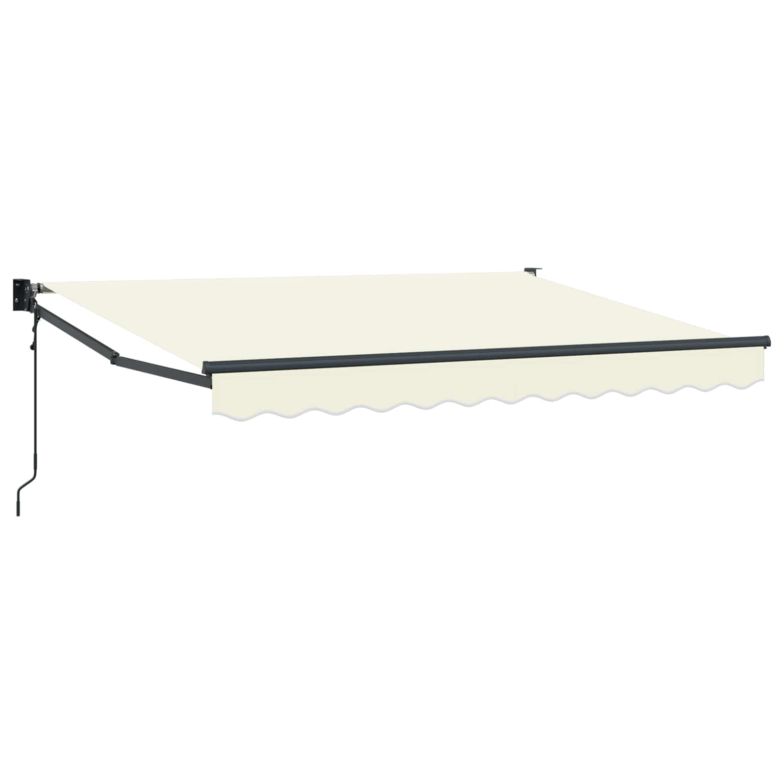 Maison Exclusive - Ausziehbare Markise Creme 3,5 X 2 M Polyester