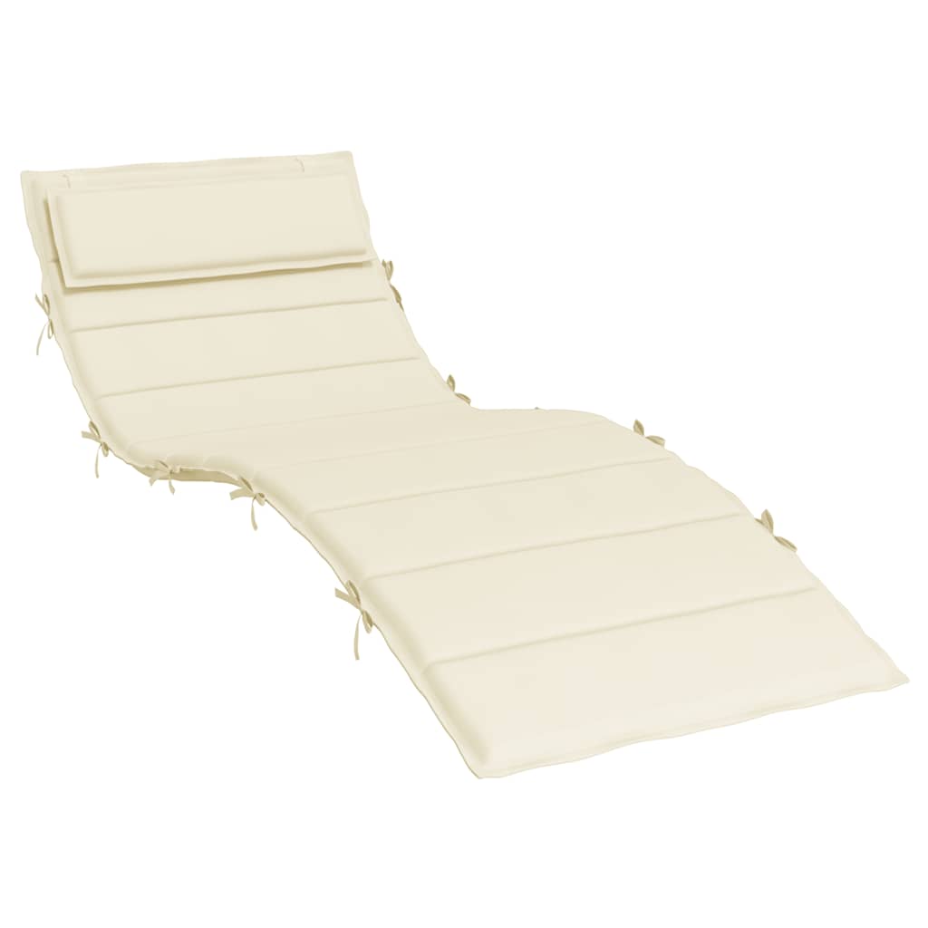 Maison Exclusive - Sonnenliegen-auflage Creme 180x60x4 Cm Oxford-