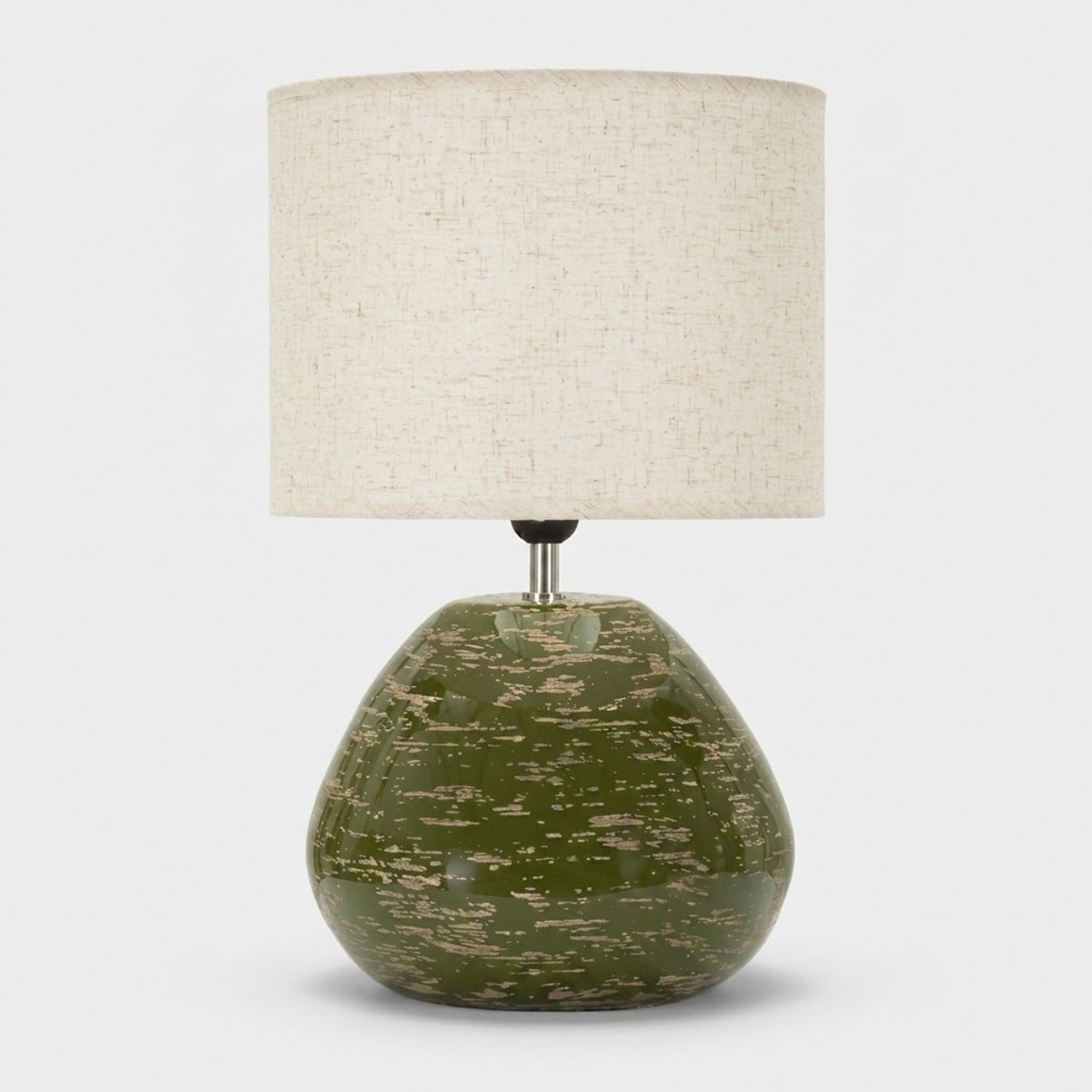 Moderne Tischlampe Aus Keramik Halo - Dunkel Grün