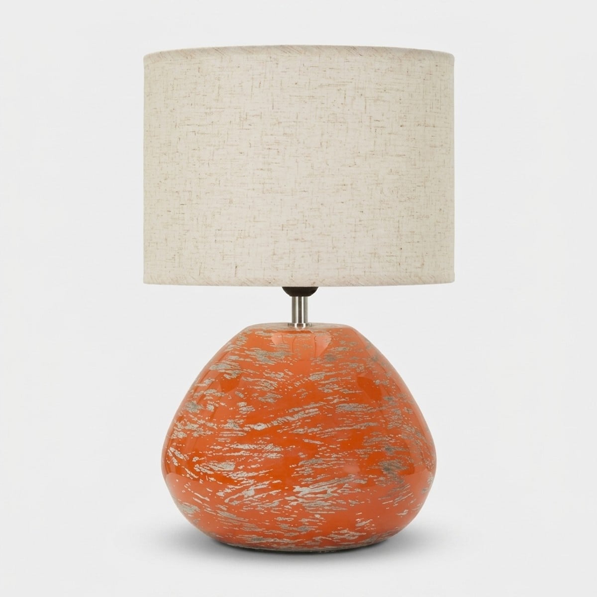 Moderne Tischlampe Aus Keramik Halo - Orange