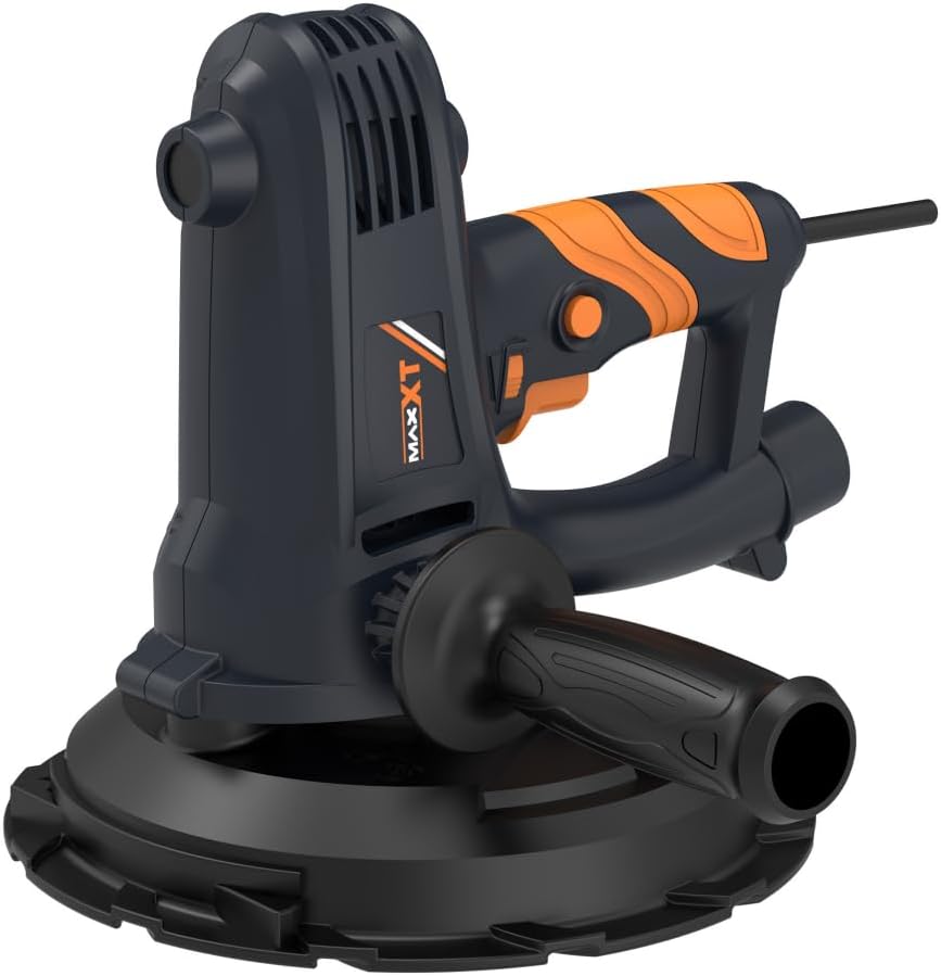 Maxxt Handschleifmaschine Für Trockenbau, 1500-2700rpm Variable Geschwindigkeit, 750w, Elektroschleifmaschine Für Wände, Einstellbare Absaugung
