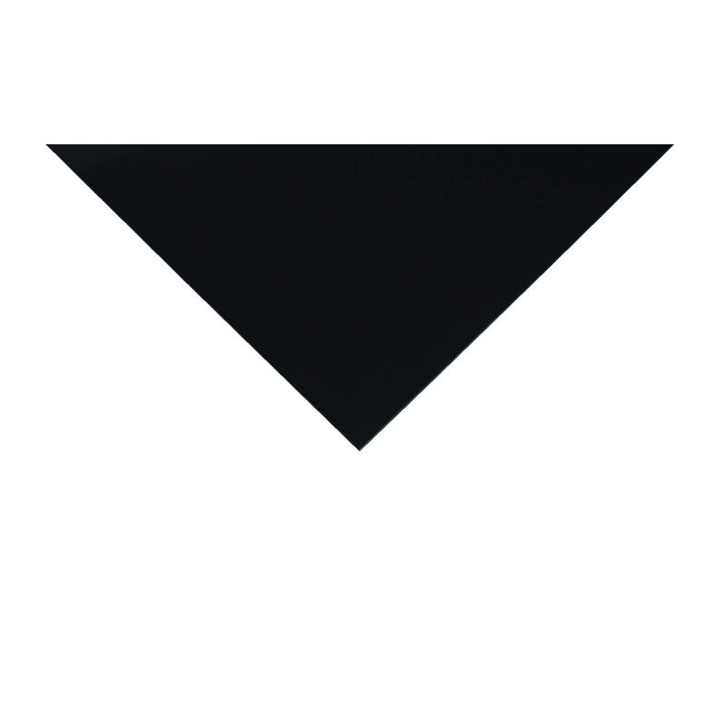 Reversible Küchenrückwände In Satinschwarz / Mattschwarz (erhältlich In 2 M X 1 M Und 1 M X 0,5 M) - Farben - Ral 9005 Schwarz, Dicke - 3 Mm, Breite - 100 Cm, Länge - 200 Cm