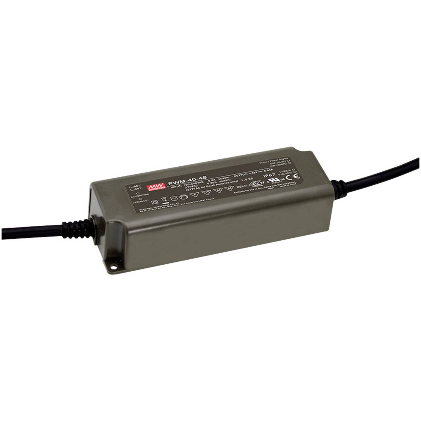 [gebraucht] B-ware Mean Well Led Trafo Schaltnetzteil Konstantspannung Dimmbar Ip67 Pwm-40-24 Pfc