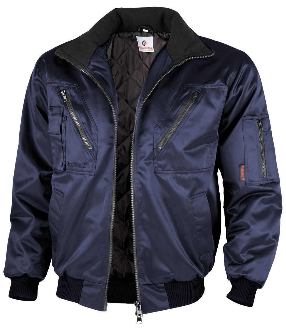 Qualitex Pilotenjacke Mit Festem Arm & Steppfutter, Größe: Xxl, Farbe: Marine