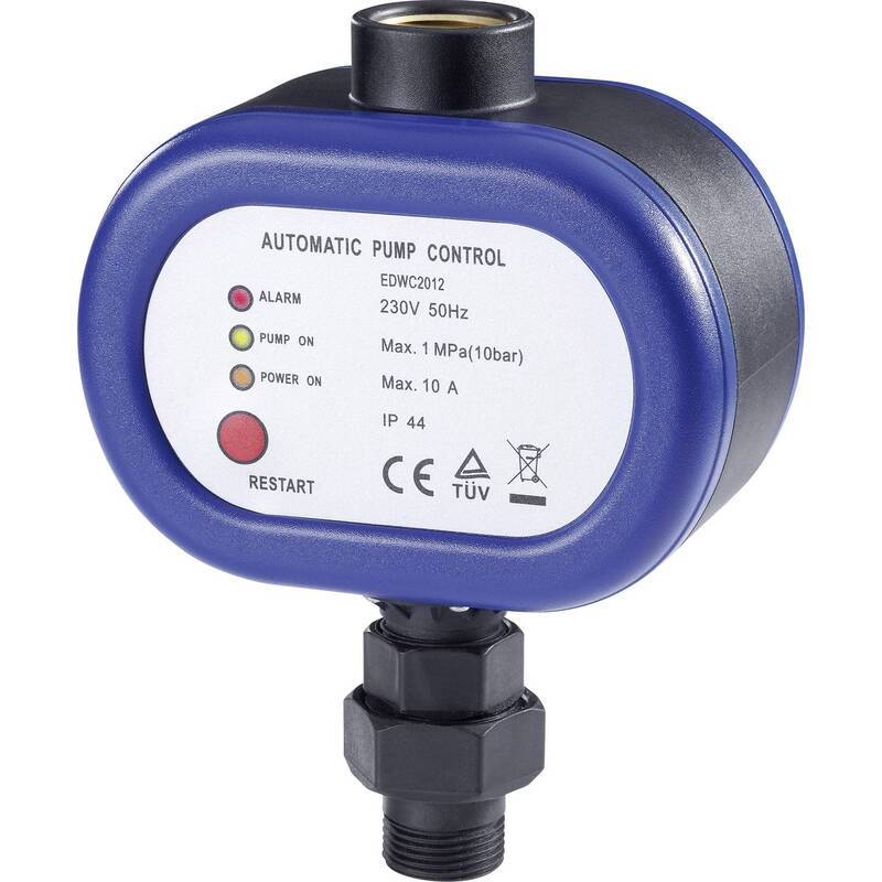 [gebraucht] B-ware Renkforce Wasser-druckschalter 230v 10a 10bar Ip44 1" Anschluss 4800l/h