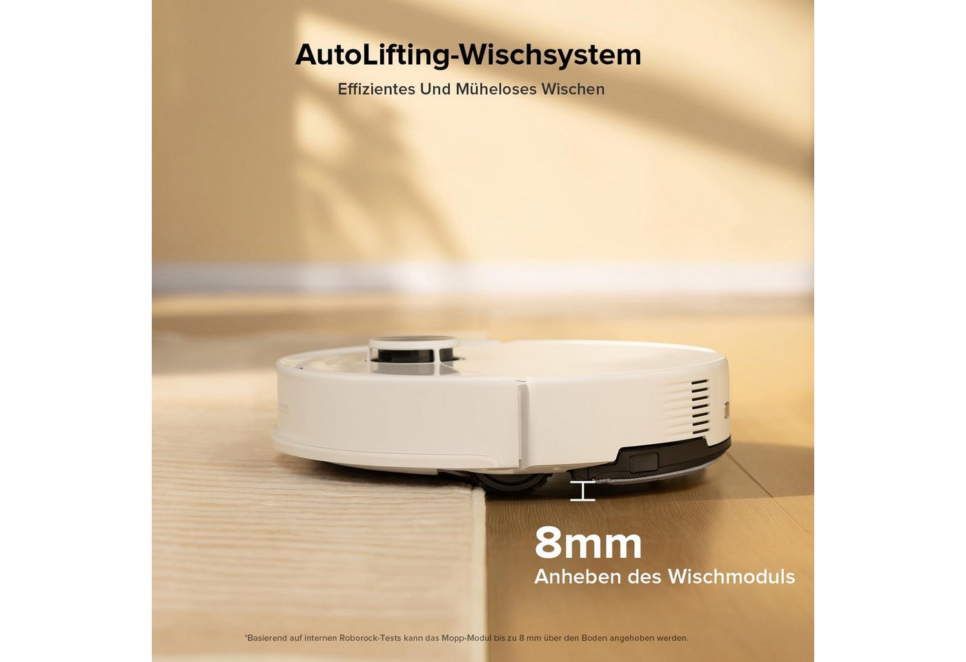 Roborock Q10 S5 Set Saugroboter Mit Wischfunktion, 10.000 Pa Hyperforce Saugkraft, Dual Anti-tangle System, Auto Lifting Mopping, Ideal Für Tierhaare, Teppiche, Hartböden Set Weiß Bild 5