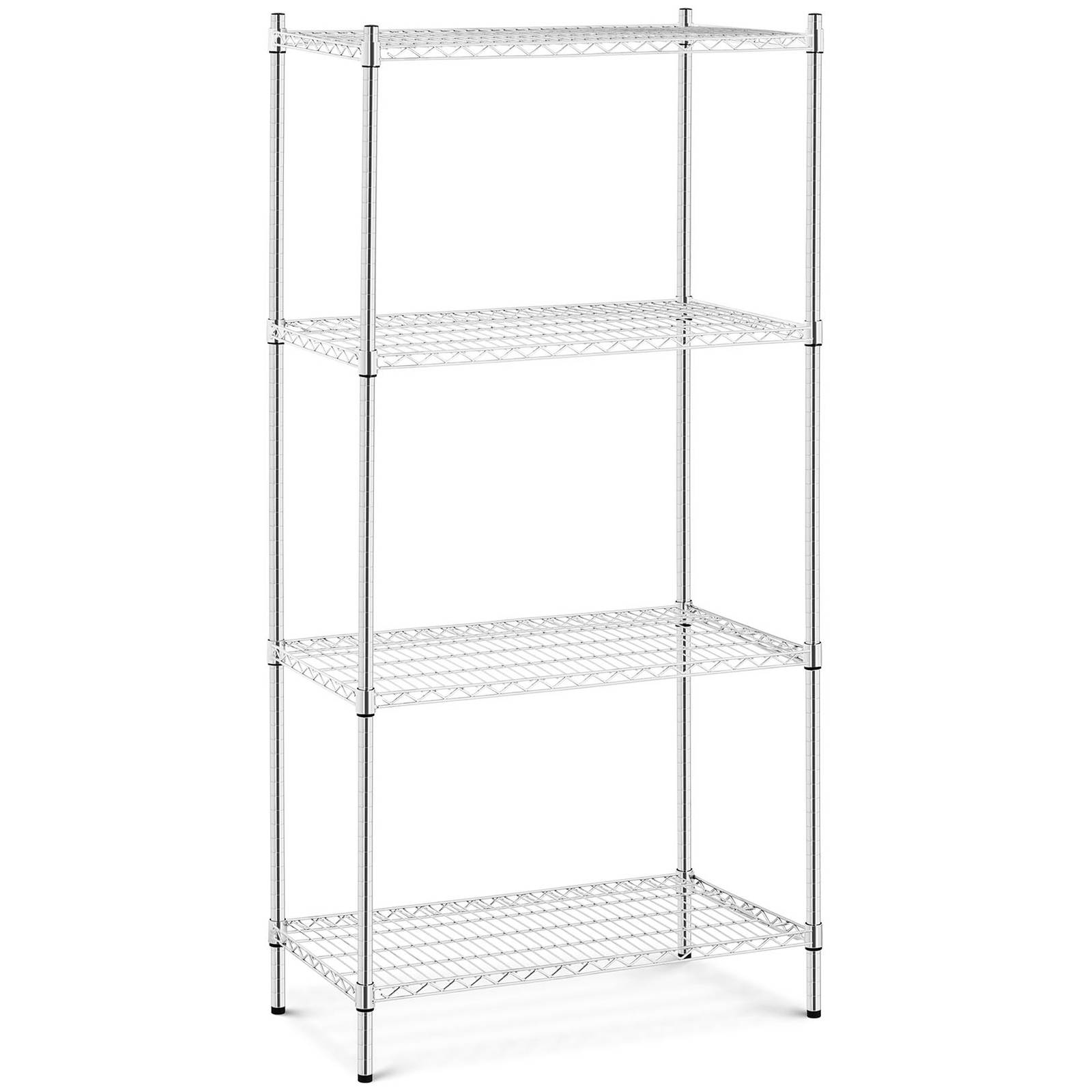 Royal Catering - Metallregal 1.000 Kg Standregal 90 X 45 X 180 Cm Steckregal Karbonstahl 4 Borde