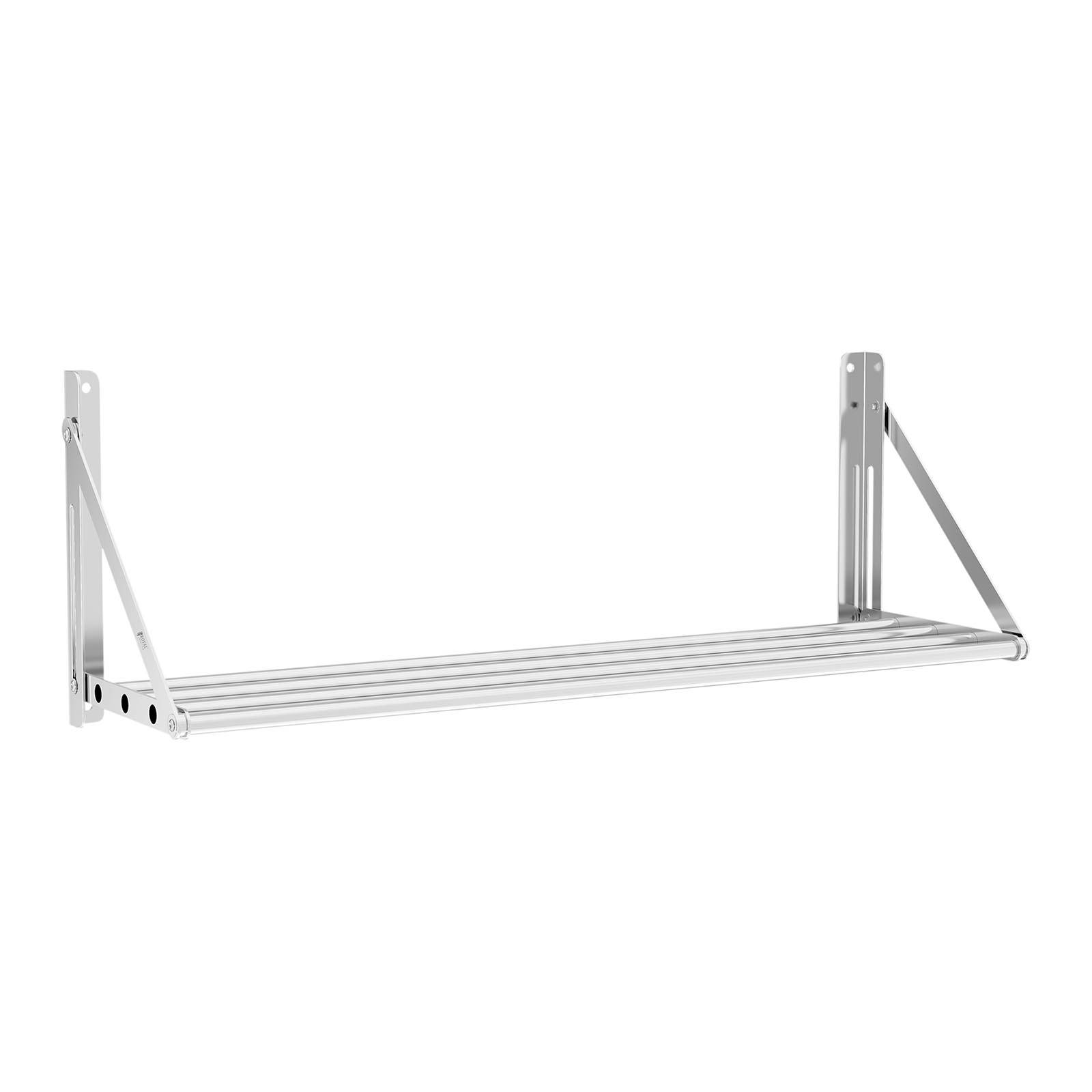 Royal Catering - Wandbord Klappbar Stangendesign 40 Kg Wandregal 100 X 30 Cm Küchenregal