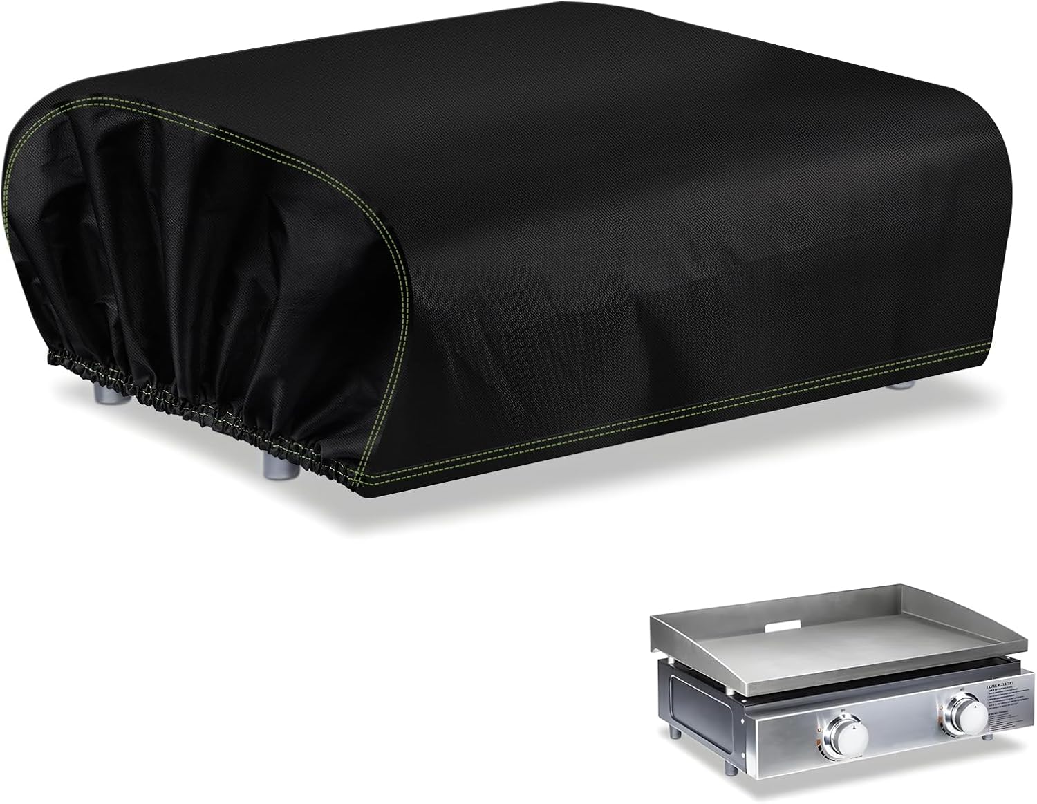 Plancha-abdeckung Für Den Außenbereich, 600d Oxford-schutzhülle Für Plancha-grills, 60 X 45 X 25 Cm, Universelle Wasserdichte Plancha-abdeckung, Uv- Und Staubbeständig Für Gasherde