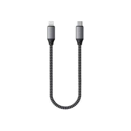 [gebraucht] B-ware Satechi - Usb-c To Lightning Charging Cable - 25cm, Apple Mfi Certified, For Iphone 14/13/12/xs/xr/x Series - Black