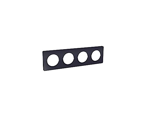 Schalterplatte Schneider Electric Odace Touch 4 Pfosten 71mm Abstand