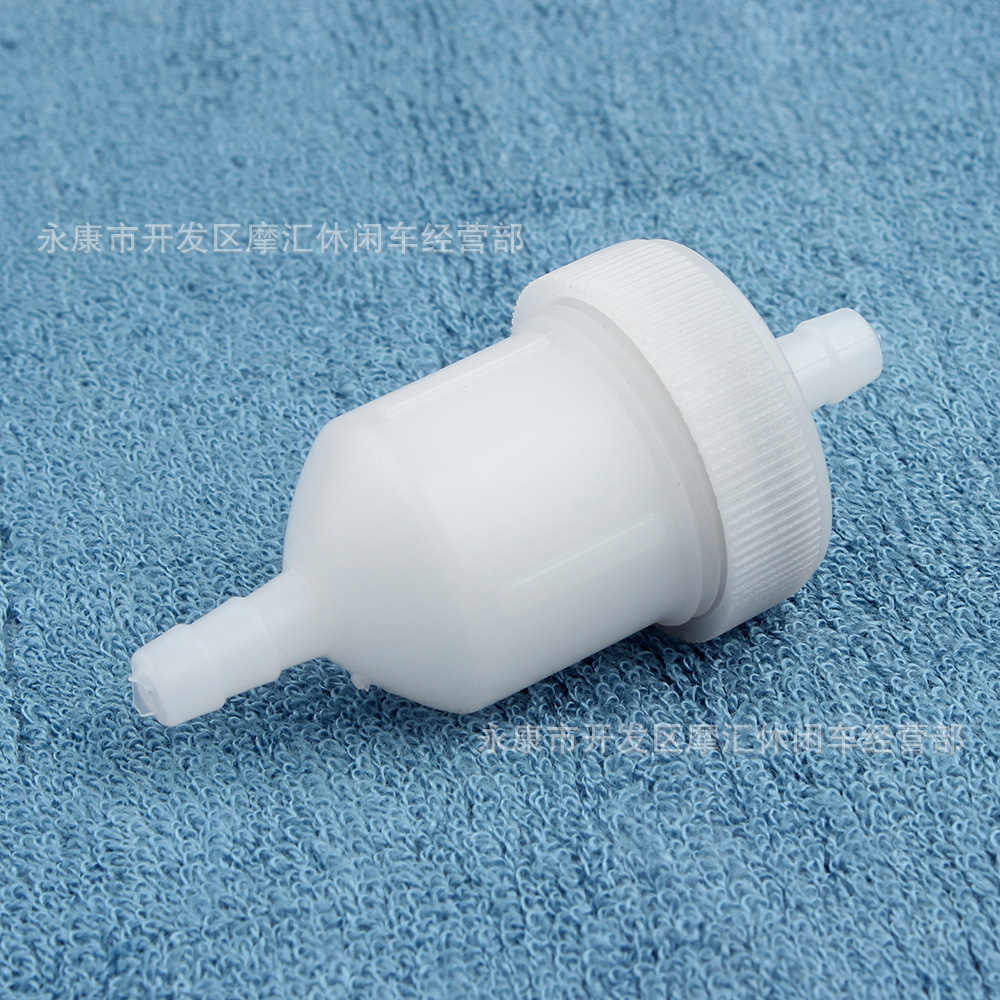 Abnehmbarer Gy6-kraftstofffilter Für Roller, Geländefahrzeuge, Atvs, Strandbuggys, Kraftstoffbecher, Filterelement, Weiß