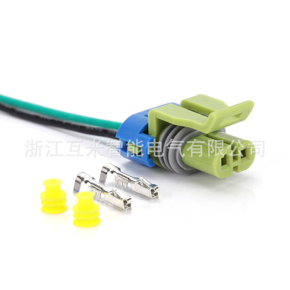 Dj7025b-1.6-204 Kfz-elektroanschlussstecker-schutzhülle 12052642 Kabelbaumstecker 2-polig
