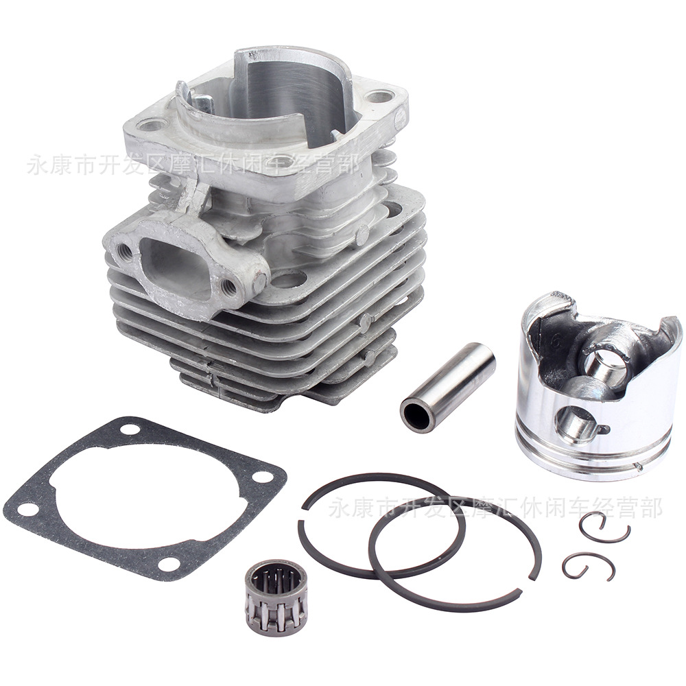 Mini-atv-vierrad-strandgeländefahrzeug-zubehör 49-cm³-zweitakt-zylinderblock-kolbenring-kit 44-6