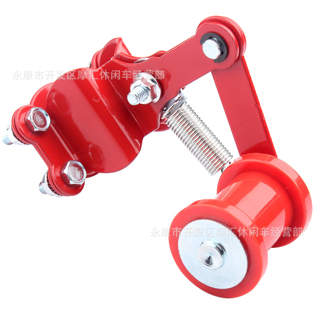 Kettenspanner Für Geländemotorräder, Atvs, Vierrädrige Strandbuggys, Kettenspanner, Kettenlockerer, Rot