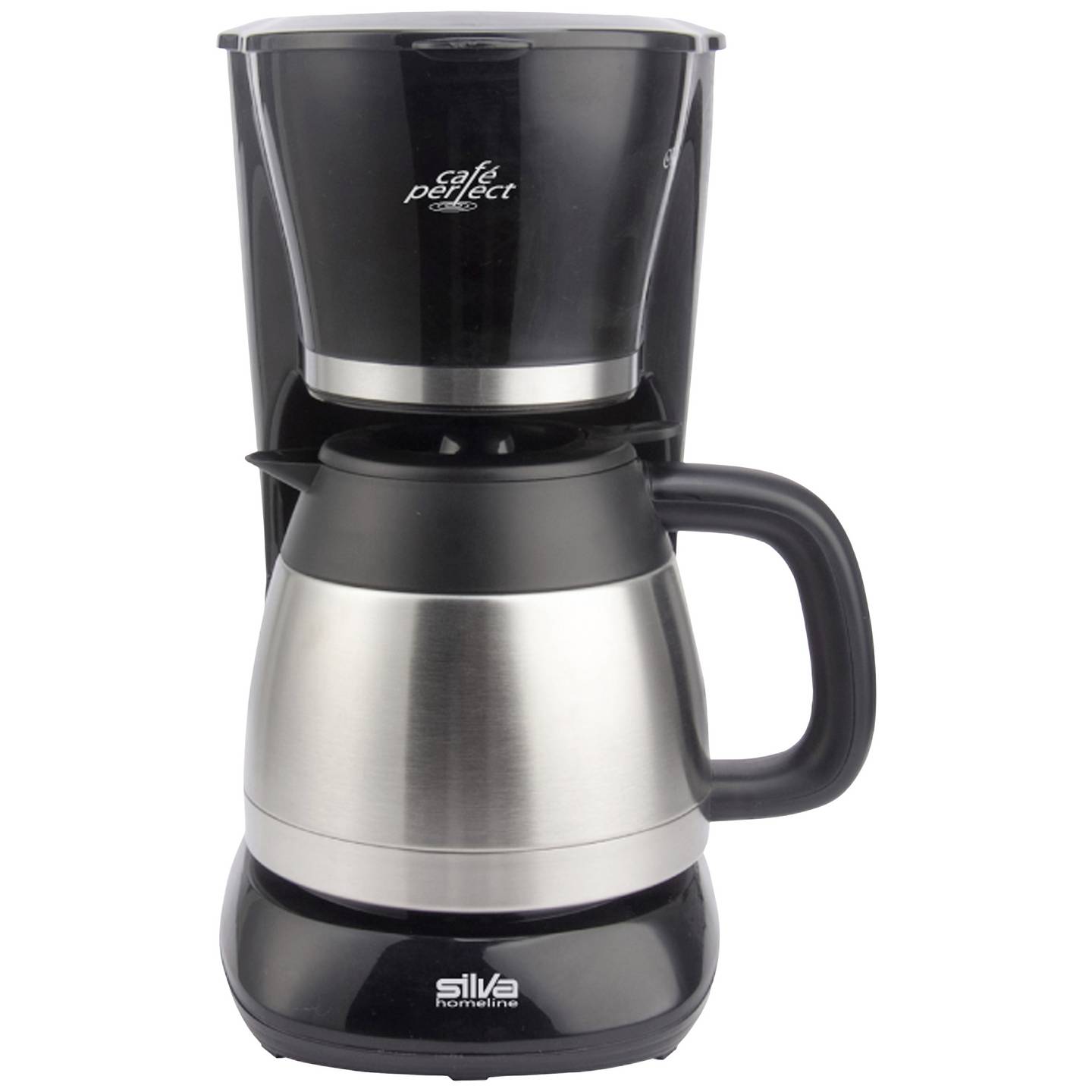 [neuwertig] B-ware Silva Kaffeemaschine Filterkaffeemaschine Isolierkanne 10 Tassen 750w Schwarz