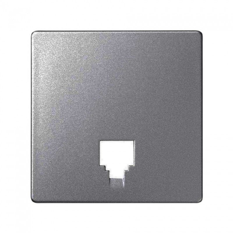 Simon - 82 Konzept Platten-rj11- Und Rj12-buchsen Aus Titan 8200062-096